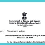 key administrative changes in jammu and kashmir tourism depa 1