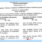 JK Govt Orders Transfer Postings in Finance Department